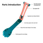 Cat Feeder Claw Cat Snacks Scoop - Trustpick