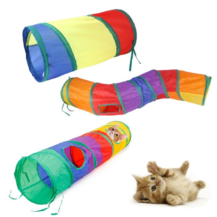 Cat Intelligence Rainbow Collapsible Runway Pet Supplies - Trustpick