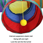 Cat Intelligence Rainbow Collapsible Runway Pet Supplies - Trustpick