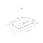 Cat Litter Box Semi - closed Square Feces Basin Pet Toilet - Trustpick