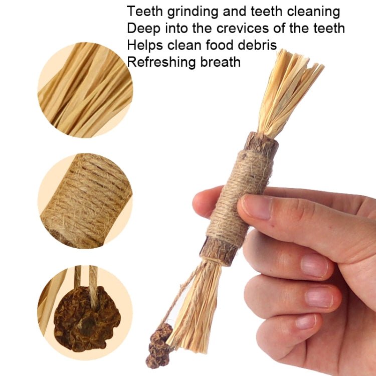 Cat Teething Stick Toy Teeth Cleaning Catnip Teasing Stick - Trustpick
