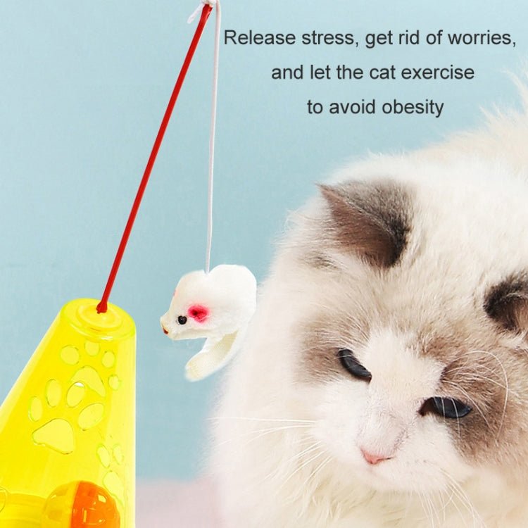 Cat Toy Ball Cat Stick Self - stimulation Boredom Relief Food Leakage Tumbler - Trustpick