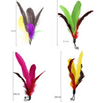 Cat Toys Feather Telescopic Funny Cat Sticks - Trustpick