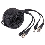CCTV Surveillance Camera Video Cable w. BNC Connector, Length: 15m - Trustpick