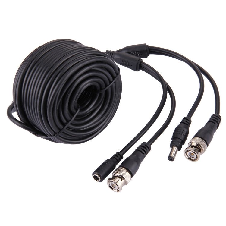 CCTV Surveillance Camera Video Cable w. BNC Connector, Length: 15m - Trustpick