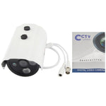CMOS 420TVL 6mm Lens Metal Material Array LED Color Infrared Camera with 3 LED, IR Distance: 20m - Trustpick