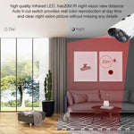 CMOS 420TVL 6mm Lens Metal Material Array LED Color Infrared Camera with 3 LED, IR Distance: 20m - Trustpick