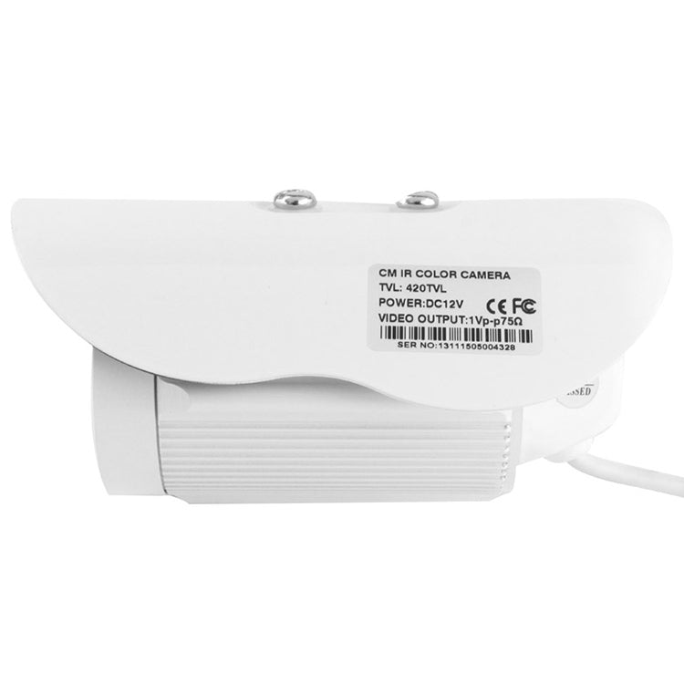 CMOS 420TVL 6mm Lens Metal Material Color Infrared Camera with 36 LED, IR Distance: 20m - Trustpick