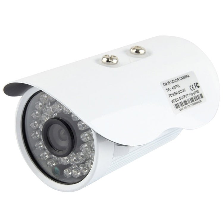 CMOS 420TVL 6mm Lens Metal Material Color Infrared Camera with 36 LED, IR Distance: 20m - Trustpick