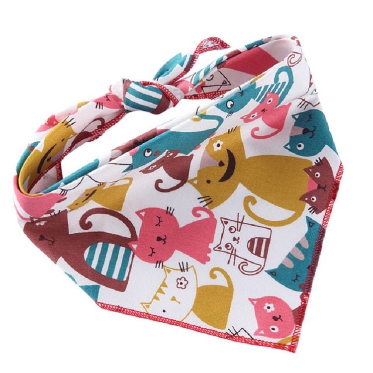 Cotton Cartoon Print Pet Saliva Towel - Trustpick