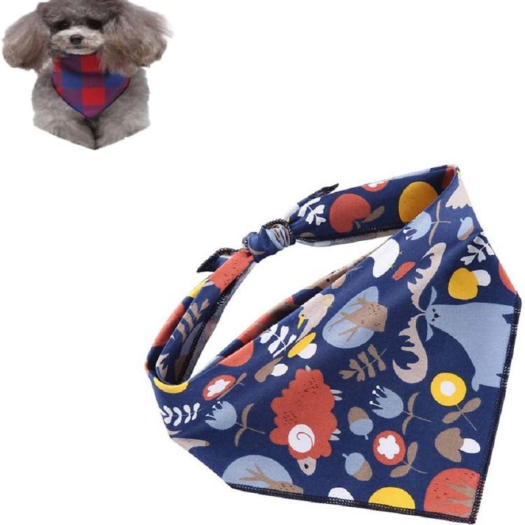 Cotton Cartoon Print Pet Saliva Towel - Trustpick