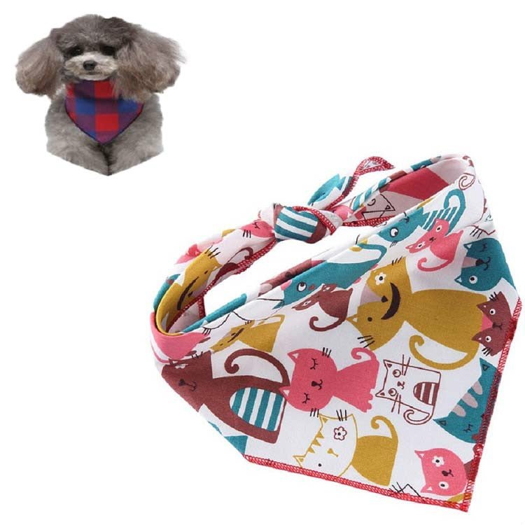 Cotton Cartoon Print Pet Saliva Towel - Trustpick
