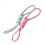 Cotton Rope Dog Molar Teeth Cleaning Toy Candy Color Woven Cotton Rope - Trustpick