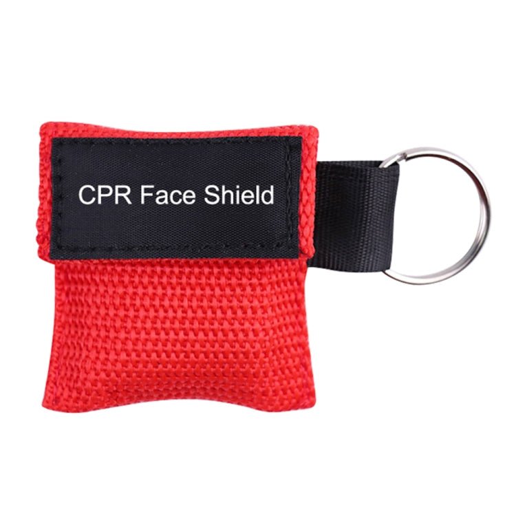 CPR Emergency Face Shield Mask Key Ring Breathing Mask - Trustpick