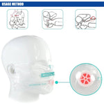 CPR Emergency Face Shield Mask Key Ring Breathing Mask - Trustpick
