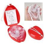 CPR Resuscitator Rescue Emergency First Aid Breathing Mask Mouth Breath One - way Valve Tools - Trustpick