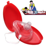 CPR Resuscitator Rescue Emergency First Aid Breathing Mask Mouth Breath One - way Valve Tools - Trustpick