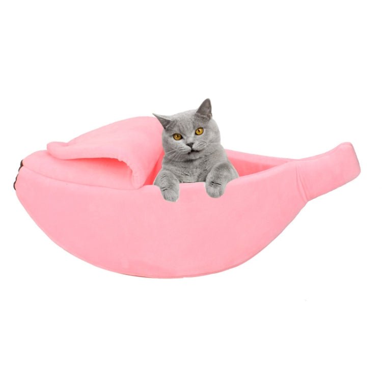 Creative Kennel Banana Shape Cat Litter Winter Warm Pet Nest - Trustpick