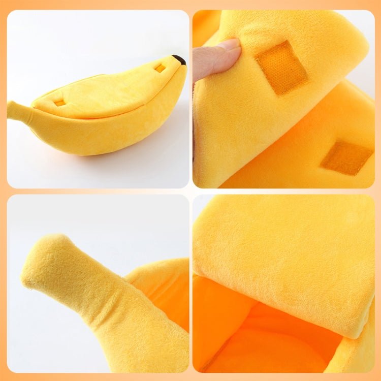 Creative Kennel Banana Shape Cat Litter Winter Warm Pet Nest - Trustpick