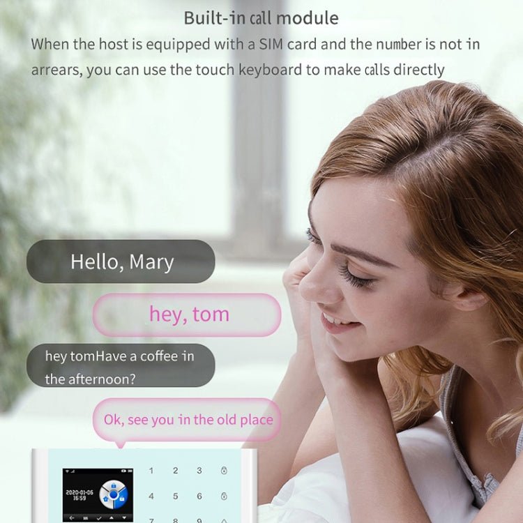 CS118 WIFI+GSM Tuya Smart Voice Alarm System Supports Amazon Alexa/ Google Assistant - Trustpick