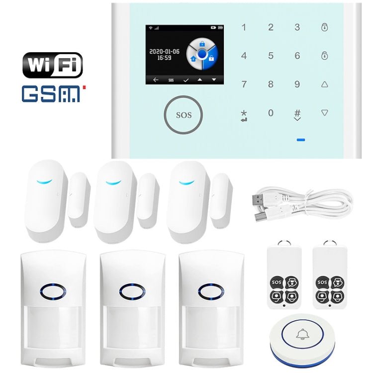CS118 WIFI+GSM Tuya Smart Voice Alarm System Supports Amazon Alexa/ Google Assistant - Trustpick