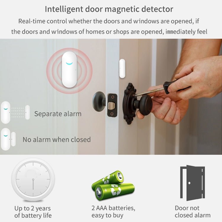 CS118 WIFI+GSM Tuya Smart Voice Alarm System Supports Amazon Alexa/ Google Assistant - Trustpick