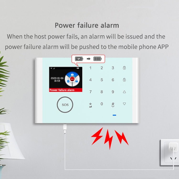 CS118 WIFI+GSM Tuya Smart Voice Alarm System Supports Amazon Alexa/ Google Assistant - Trustpick