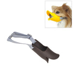Cute Duck Mouth Shape Silicone Muzzle for Pet Dog, Size: L - Trustpick