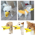 Cute Duck Mouth Shape Silicone Muzzle for Pet Dog, Size: M - Trustpick