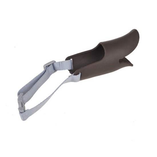 Cute Duck Mouth Shape Silicone Muzzle for Pet Dog, Size: M - Trustpick