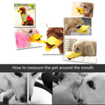 Cute Duck Mouth Shape Silicone Muzzle for Pet Dog, Size: S - Trustpick