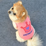 Cute Little Pet Dog Clothes Crown Vest Pet Clothes - Trustpick