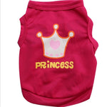 Cute Little Pet Dog Clothes Crown Vest Pet Clothes - Trustpick