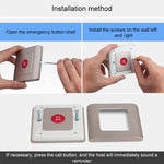 CW - 01 Wireless Disabled Toilet Alarm Call Button Set - Trustpick