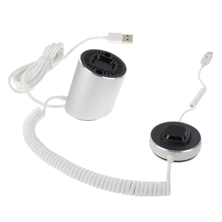 Cylindrical Display Stand Digital Security System Burglar Alarm / Anti - theft Alarm with Password Remote Control for iPhone & iPod & iPad with 8 Pin Port - Trustpick