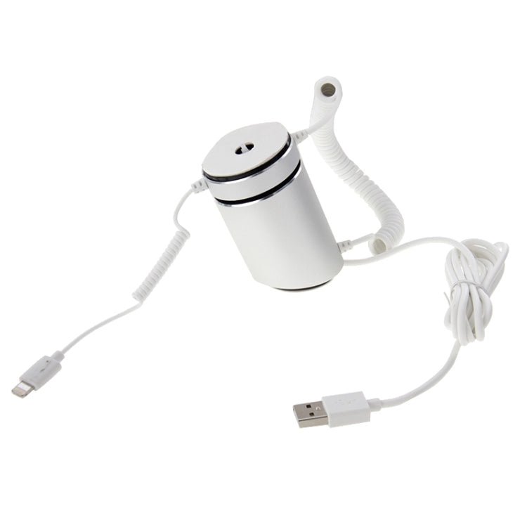 Cylindrical Display Stand Digital Security System Burglar Alarm / Anti - theft Alarm with Password Remote Control for iPhone & iPod & iPad with 8 Pin Port - Trustpick