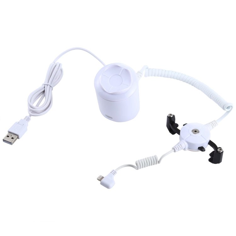 Cylindrical Display Stand Security System Burglar Alarm / Anti - theft Alarm Display Holder with Infrared Remote Control for iPhone / iPod with 8 - Pin Port - Trustpick