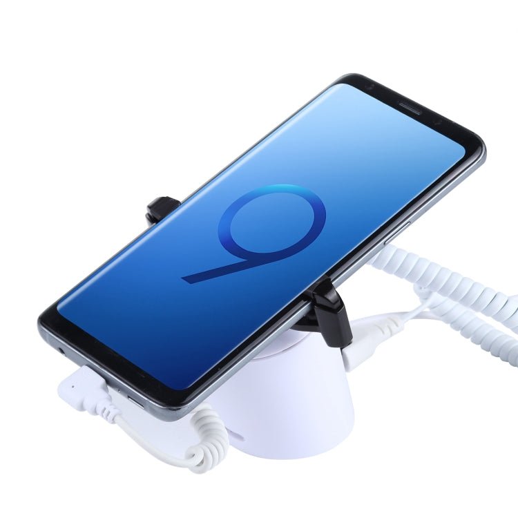 Cylindrical Display Stand Security System Burglar Alarm / Anti - theft Alarm Display Holder with Infrared Remote Control for Mobile Phones with Type - C / USB - C Port - Trustpick