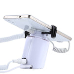 Cylindrical Display Stand Security System Burglar Alarm / Anti - theft Alarm Display Holder with Infrared Remote Control for Smartphones with Micro - USB Port - Trustpick