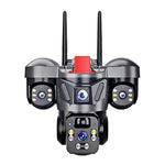 D31 9MP Multi - lens Panoramic Solar Surveillance PTZ Dome Camera - Trustpick