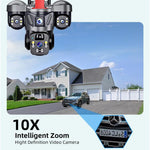 D31 9MP Multi - lens Panoramic Solar Surveillance PTZ Dome Camera - Trustpick