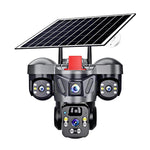 D31 9MP Multi - lens Panoramic Solar Surveillance PTZ Dome Camera - Trustpick