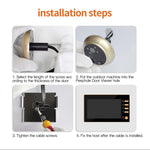 Danmini Q10 4.3 Inch Screen Motion Detection Camera Video Alarm Smart Digital Door Viewer, Support TF Card - Trustpick