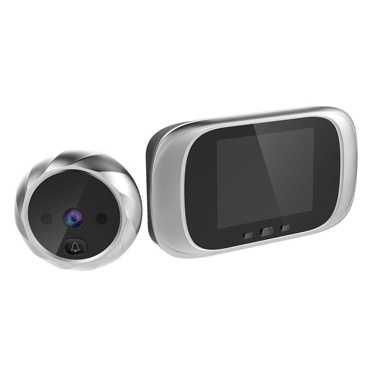 DD1 Smart Electronic Cat Eye Camera Doorbell with 2.8 inch LCD Screen, Support Infrared Night Vision - Trustpick