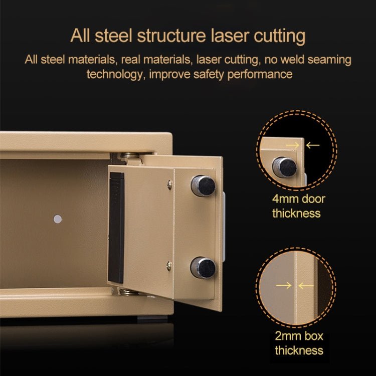 Deli Home Office Hotel Mini Electronic Security Lock Box Wall Cabinet Safety Box - Trustpick