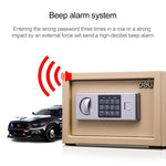 Deli Home Office Hotel Mini Electronic Security Lock Box Wall Cabinet Safety Box - Trustpick