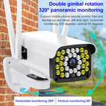 Difang DF - 36Q Outdoor HD Surveillance IP Camera, Support Voice Intercom & Night Vision & Human Figure Detection & TF Card, WiFi + HD PTZ Rotation, US Plug - Trustpick