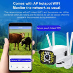 Difang DF - 36Q Outdoor HD Surveillance IP Camera, Support Voice Intercom & Night Vision & Human Figure Detection & TF Card, WiFi + HD PTZ Rotation, US Plug - Trustpick