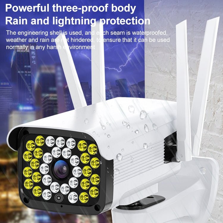 Difang DF - 36Q Outdoor HD Surveillance IP Camera, Support Voice Intercom & Night Vision & Human Figure Detection & TF Card, WiFi + HD PTZ Rotation, US Plug - Trustpick