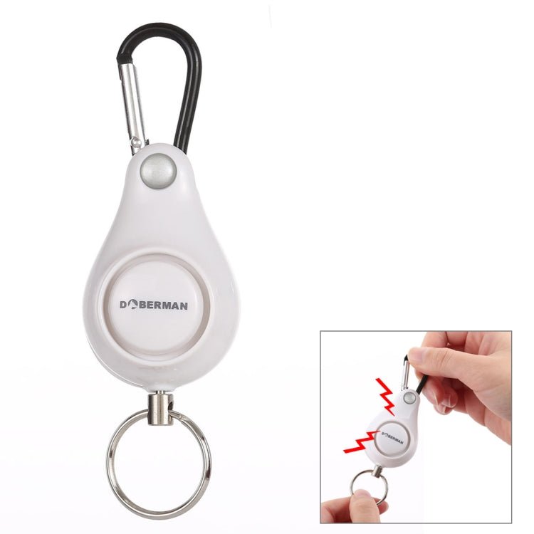DOBERMAN Key - chain Personal Security Alarm Pull Ring Triggered Anti - attack Safety Emergency Alarm - Trustpick